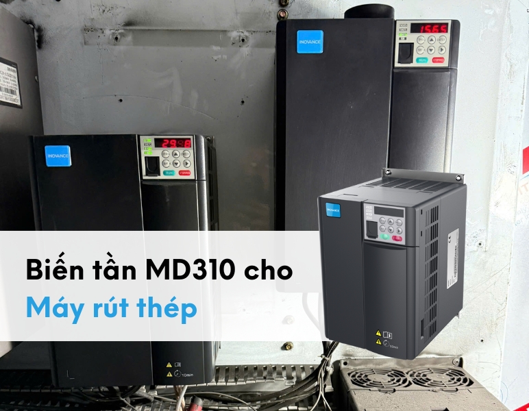 Nâng cấp năng suất cho máy rút thép bằng biến tần